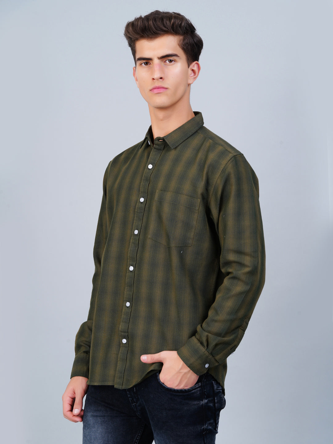 Military Olive Checks