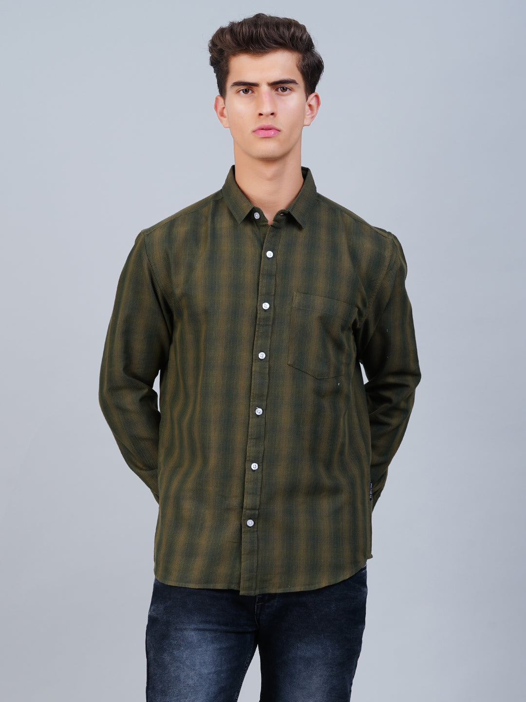 Military Olive Checks