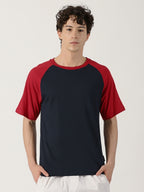 Red Pulse Raglan