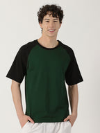 Shadow Green Raglan