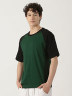 Shadow Green Raglan