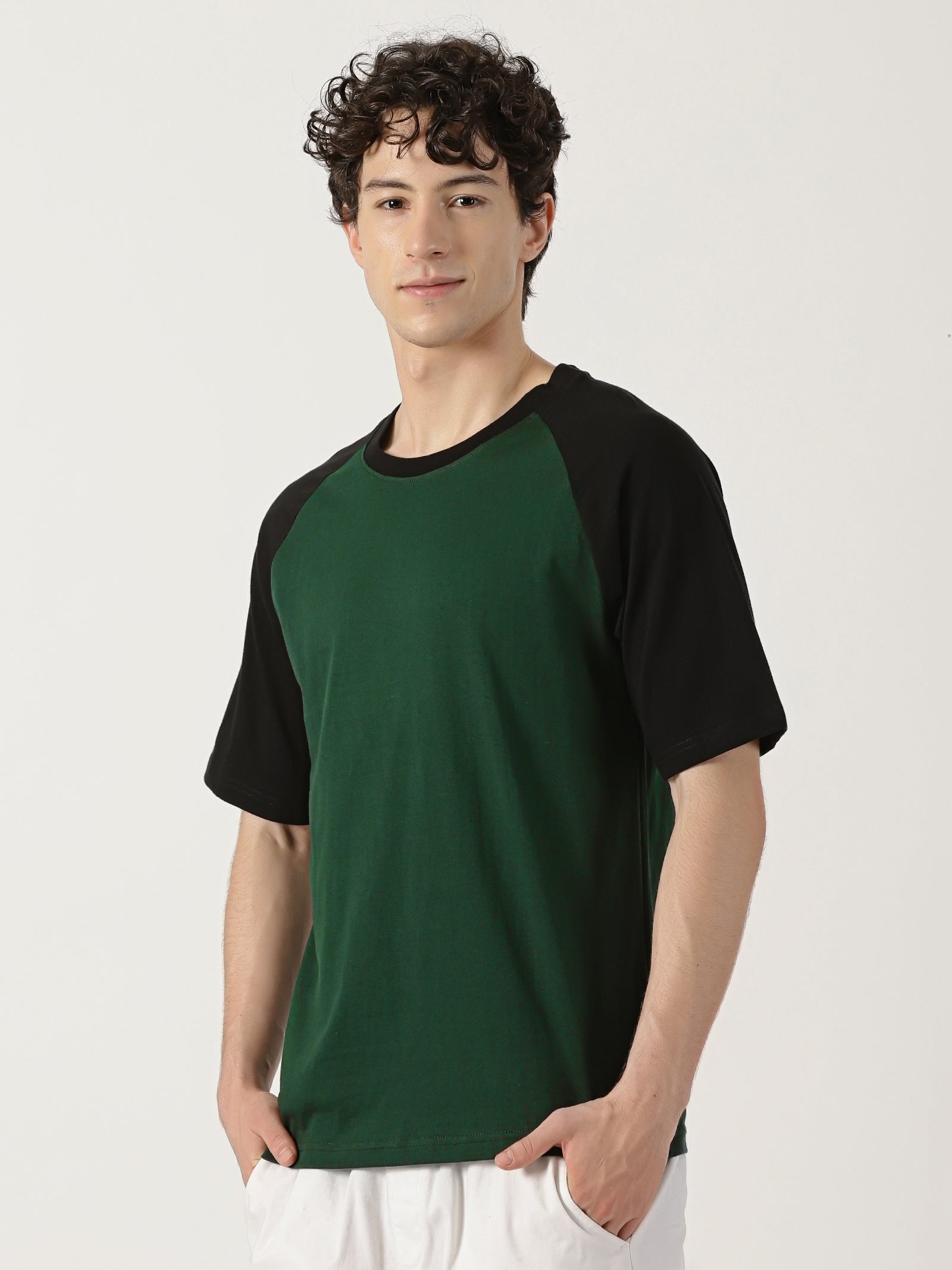 Shadow Green Raglan