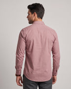 The Bleu Label Cotton Full Sleeve Solid Shirt - PINK