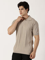 Beige Knit