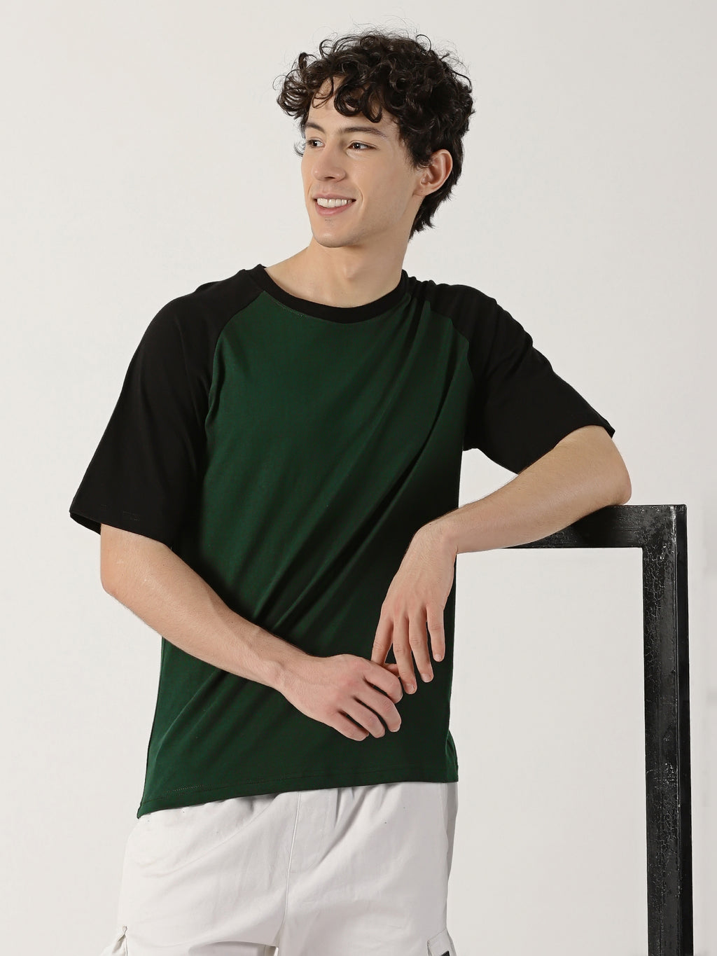 Shadow Green Raglan