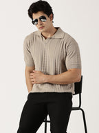 Beige Knit