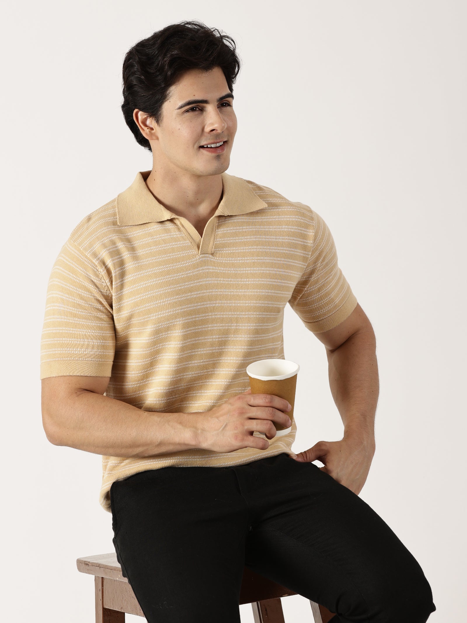 Mustard Striped