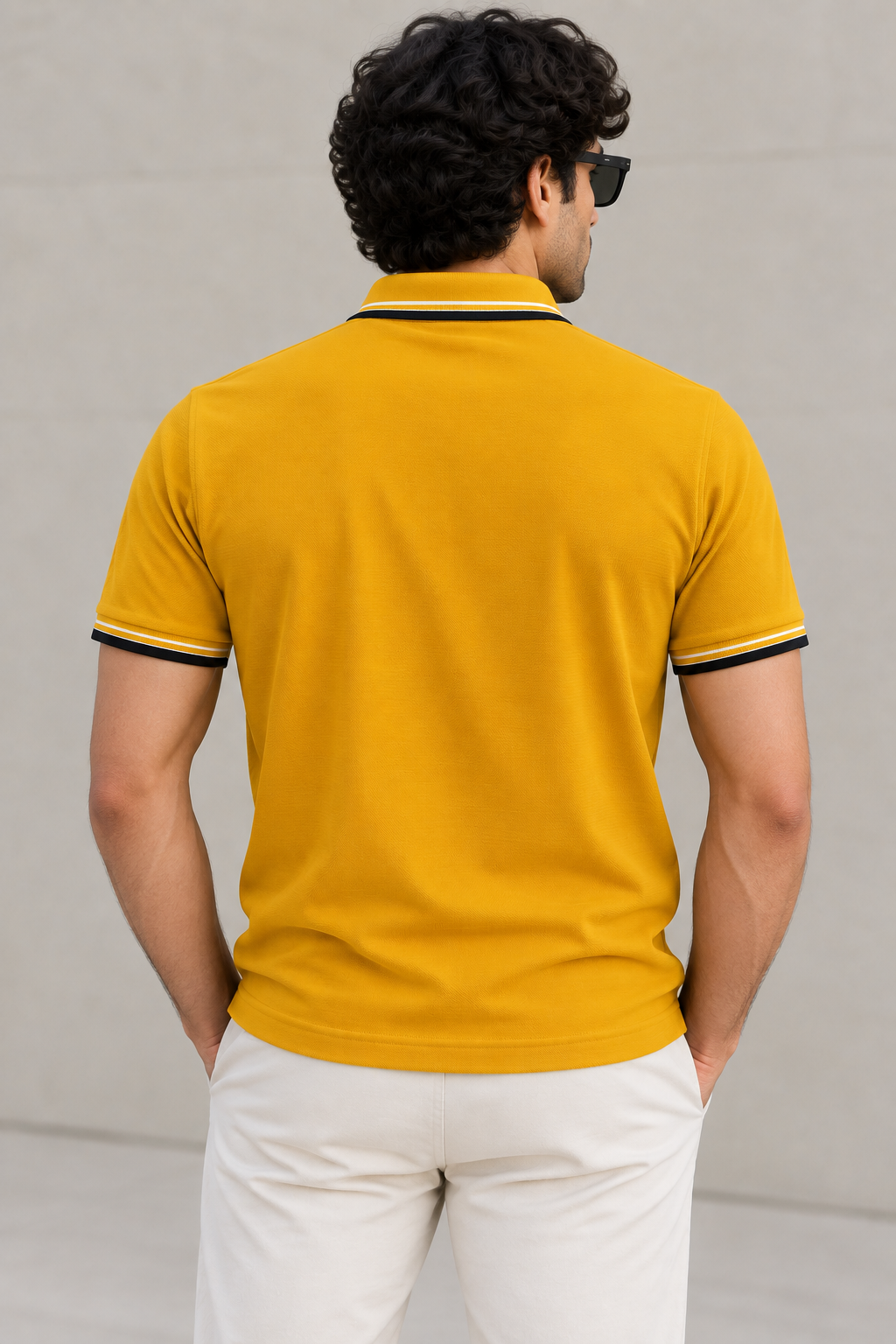 The Bleu Label Classic Polo - Mustard Yellow