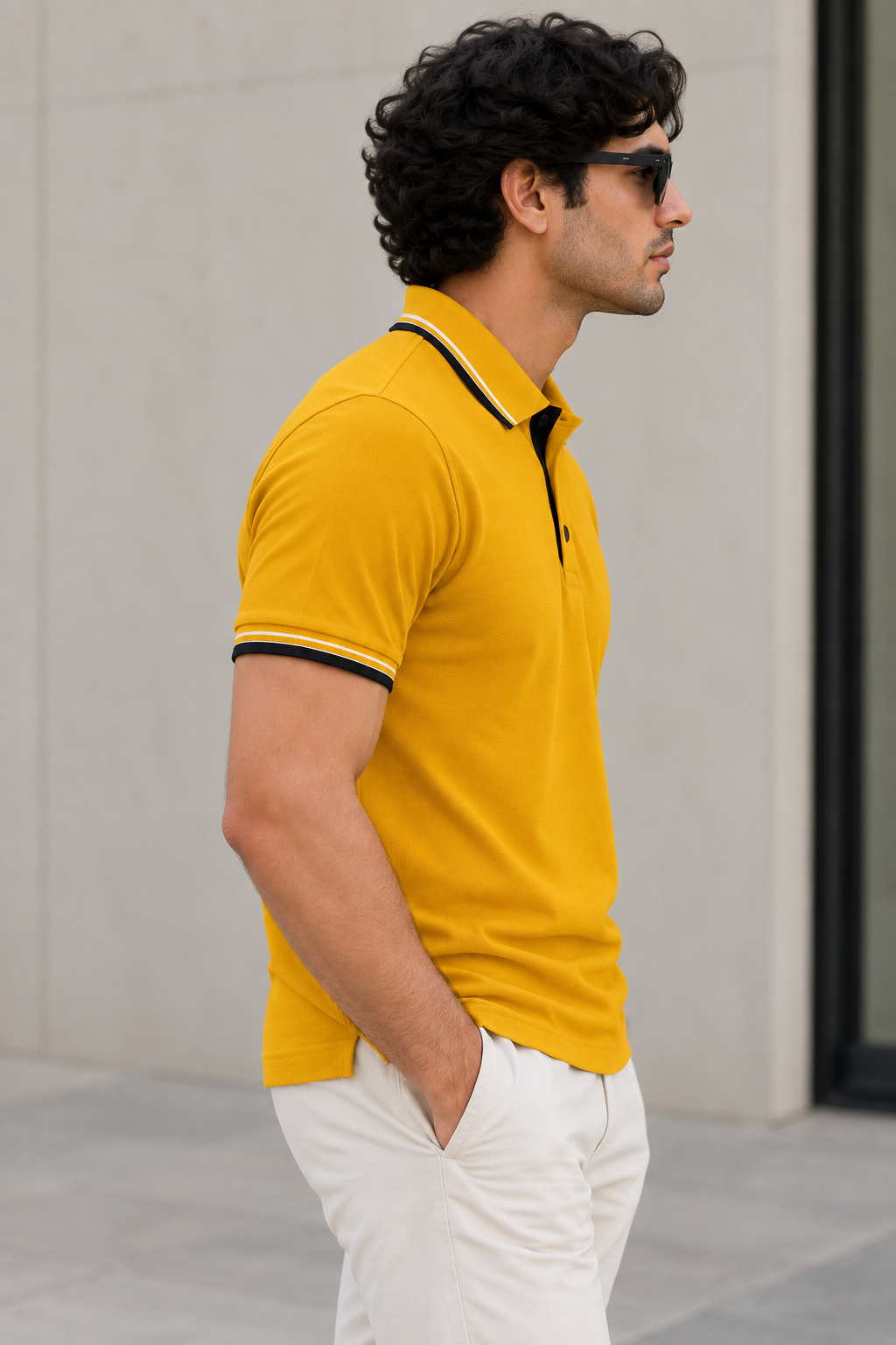 The Bleu Label Classic Polo - Mustard Yellow