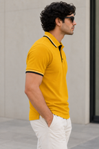 The Bleu Label Classic Polo - Mustard Yellow
