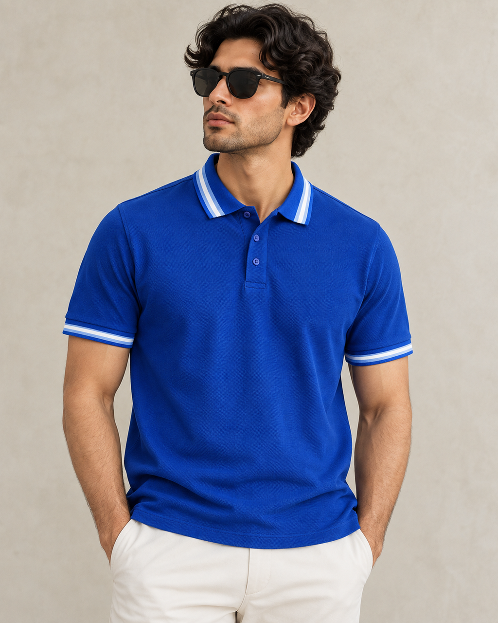 The Bleu Label Classic Polo - Royal Blue
