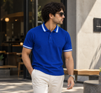 The Bleu Label Classic Polo - Royal Blue