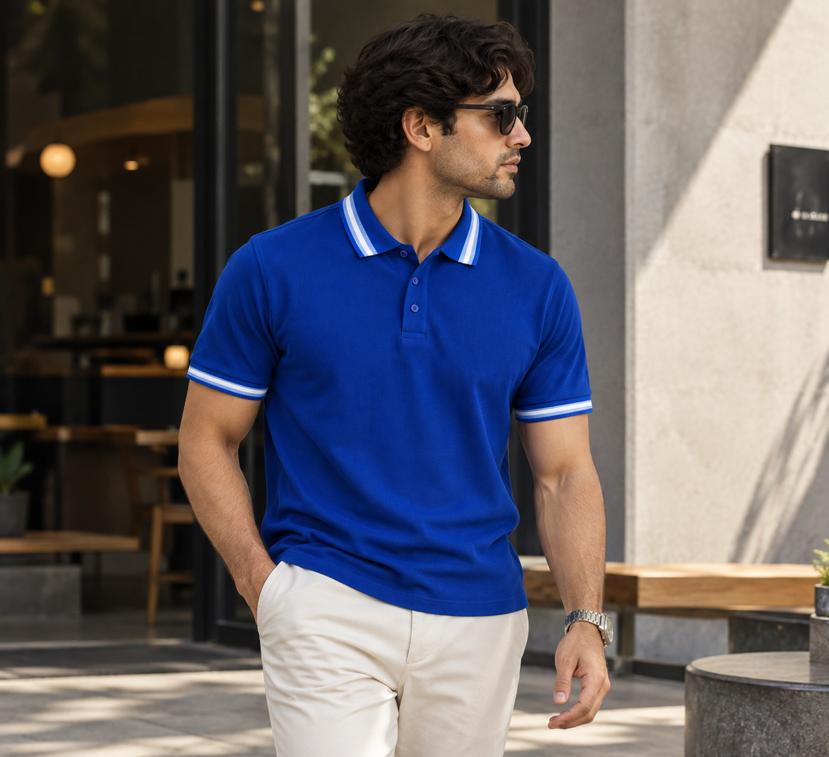 The Bleu Label Classic Polo - Royal Blue