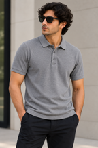 The Bleu Label Classic Polo - Grey