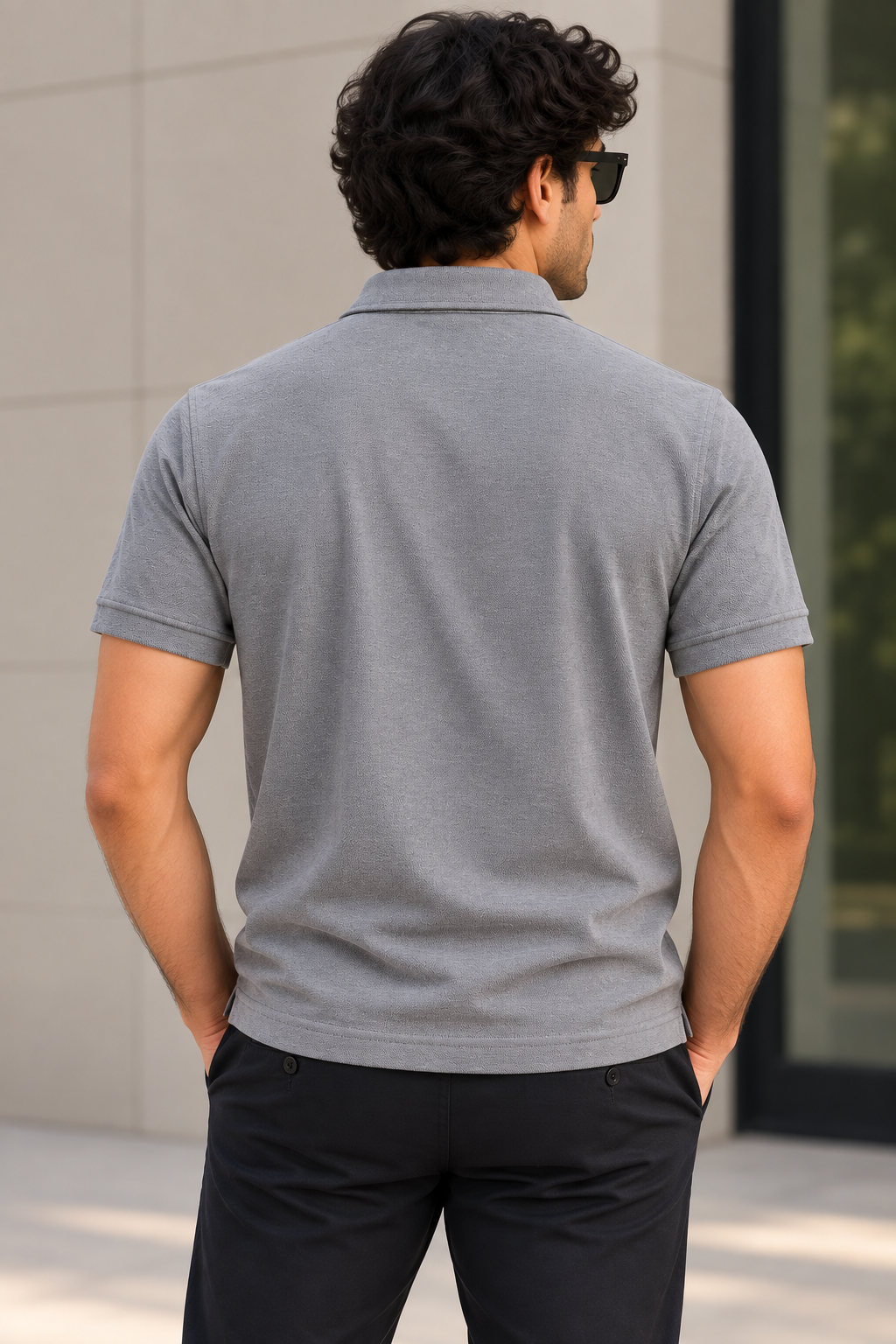 The Bleu Label Classic Polo - Grey