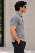 The Bleu Label Classic Polo - Grey