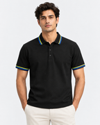 The Bleu Label Classic Polo - Black