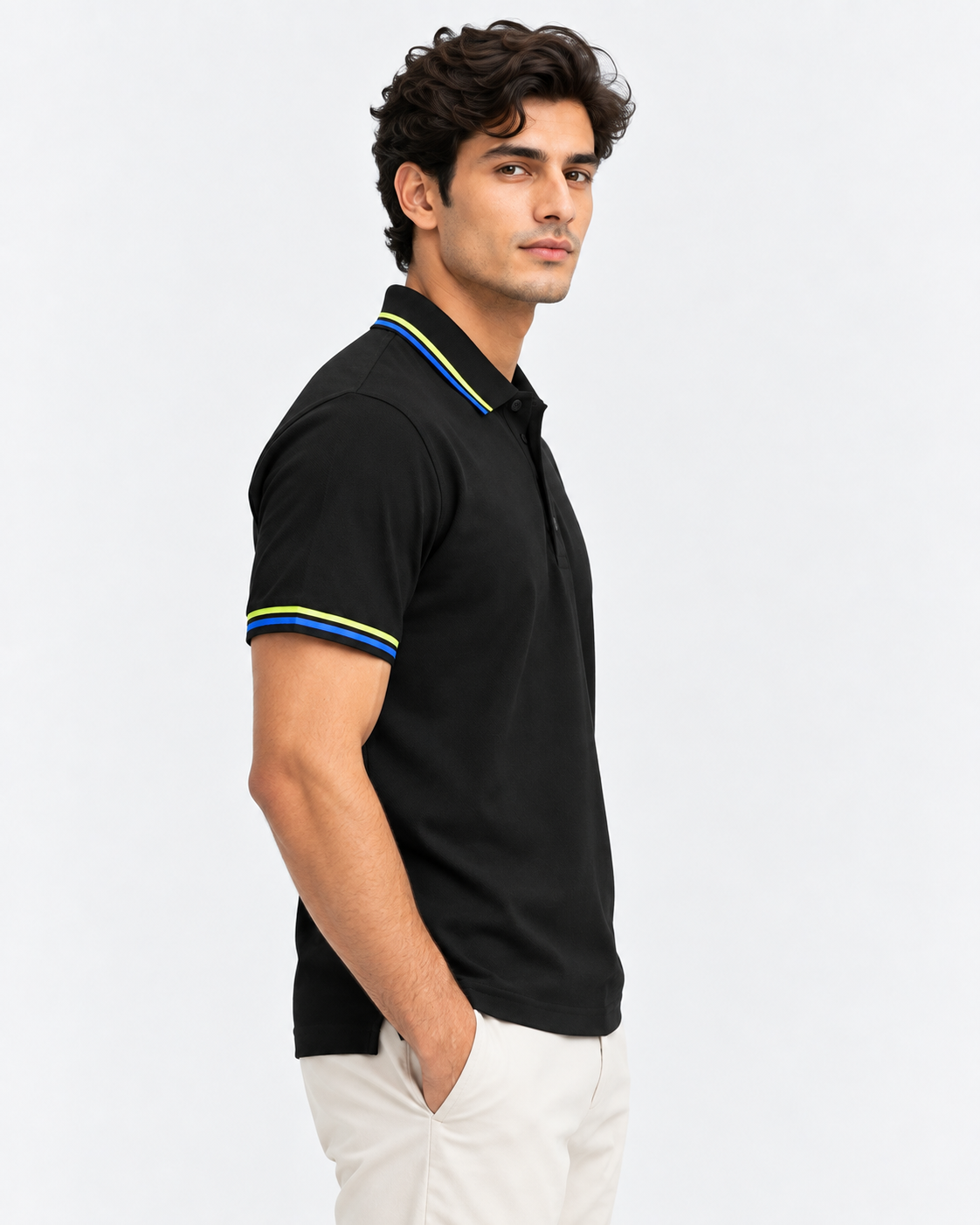 The Bleu Label Classic Polo - Black