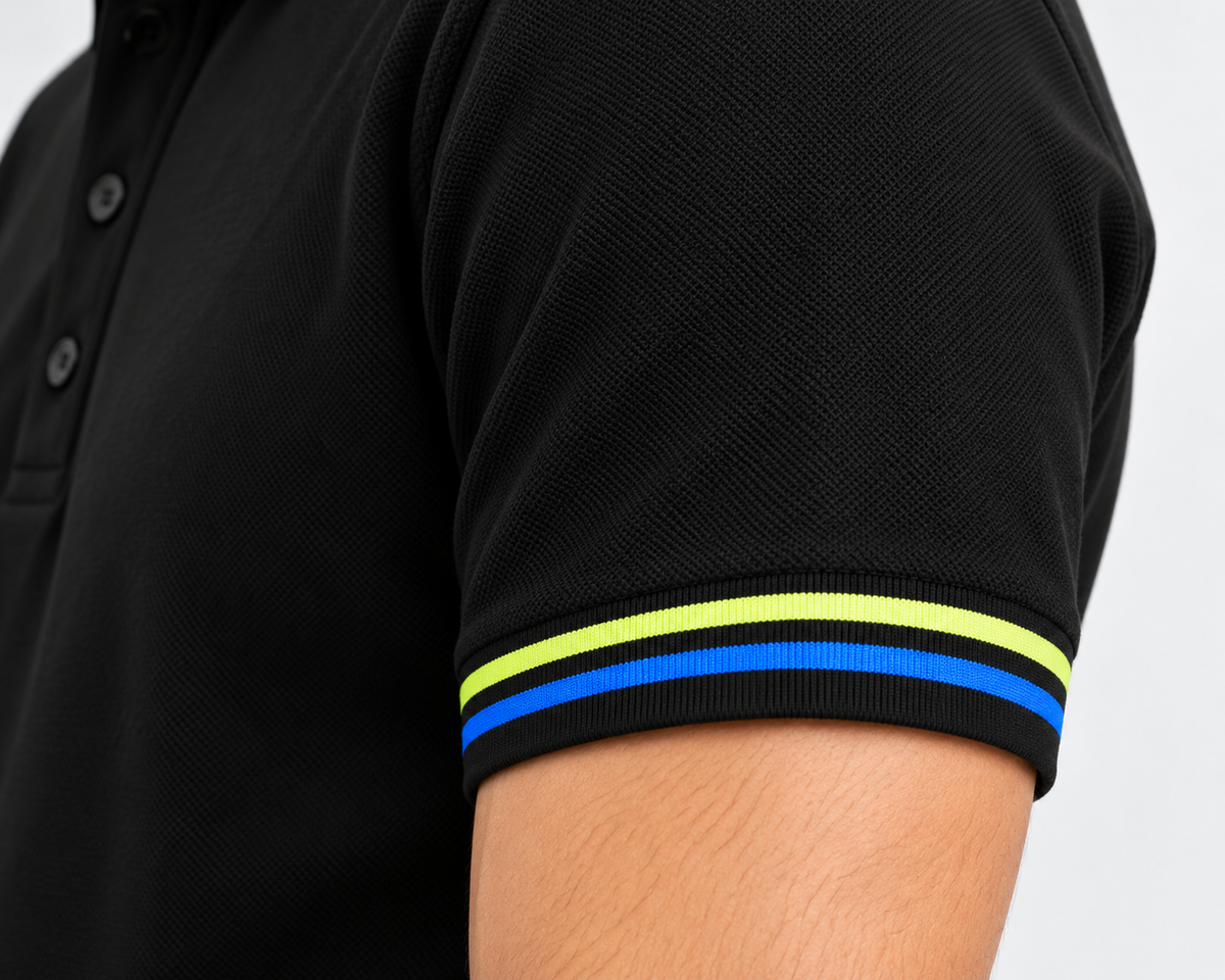 The Bleu Label Classic Polo - Black