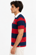 The Bleu Label Polo - Navy Red