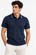 The Bleu Label Polo - Navy Dot