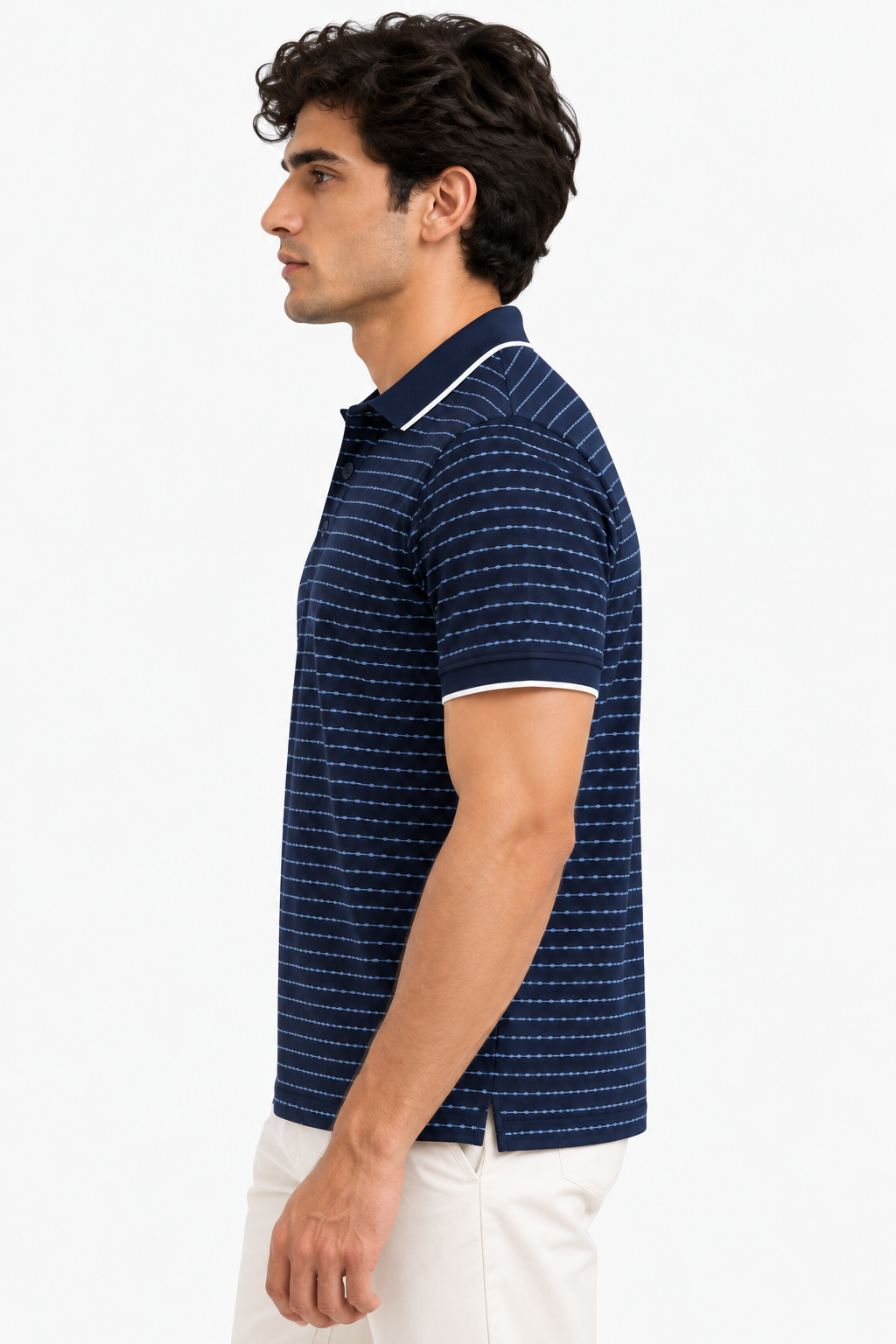 The Bleu Label Polo - Navy Dot