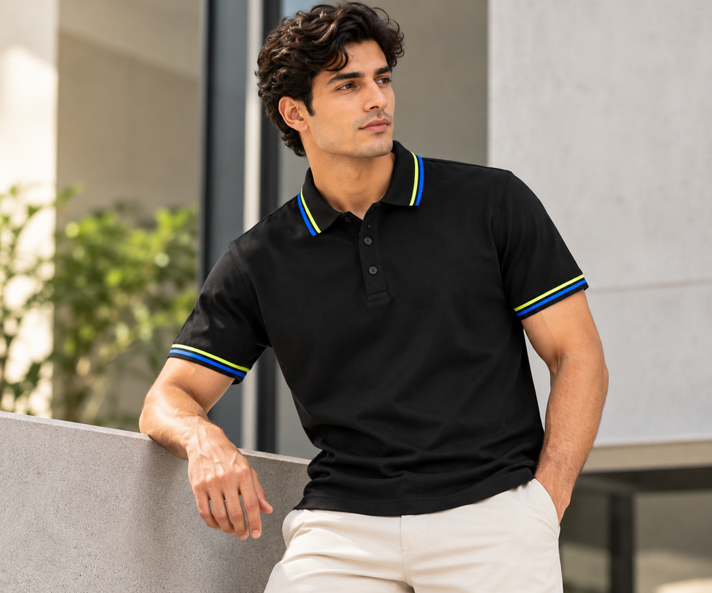 The Bleu Label Classic Polo - Black